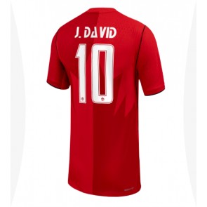 Kanada Jonathan David #10 Domaci Dres za Ženska SP 2026 Kratak Rukavima